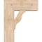 Ekena Millwork Funston Block Smooth Bracket w/ Offset Brace, Douglas Fir, 7 1/2"W x 18"D x 22"H BKT0806X18X22FST05SDF - alternate 2